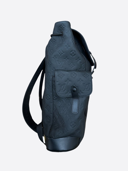 Louis Vuitton Black Taurillon Monogram Christopher Backpack