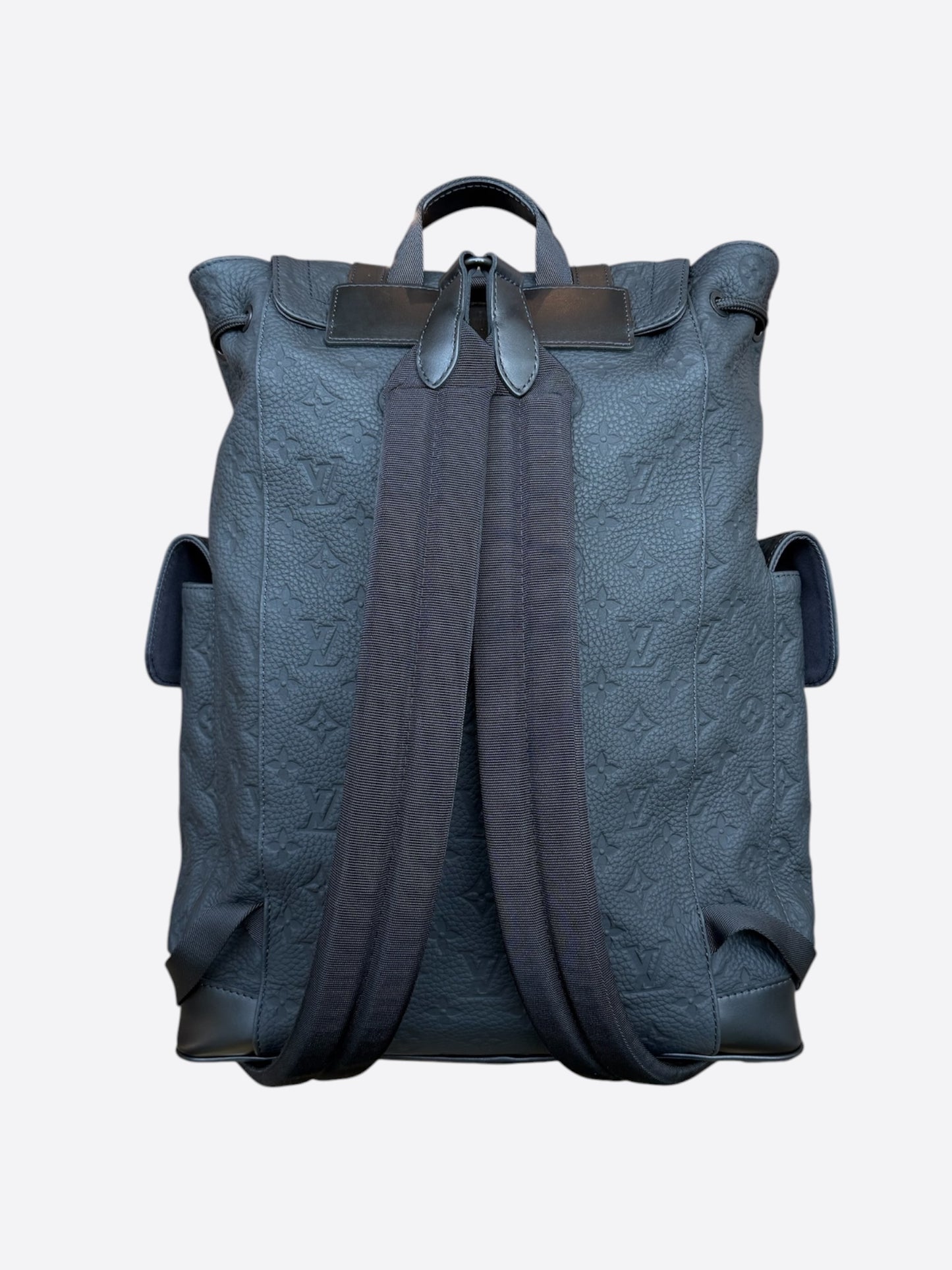 Louis Vuitton Black Taurillon Monogram Christopher Backpack