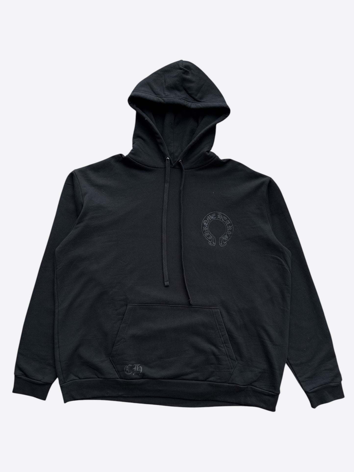 Chrome Hearts Black Floral Logo Hoodie
