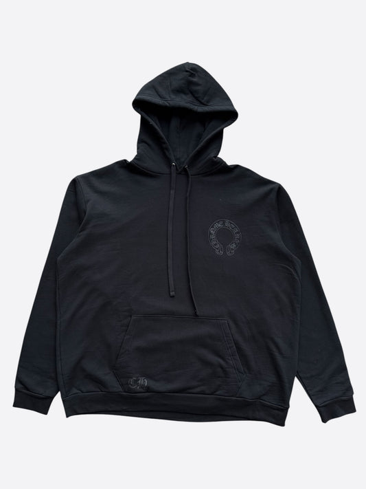 Chrome Hearts Black Floral Logo Hoodie