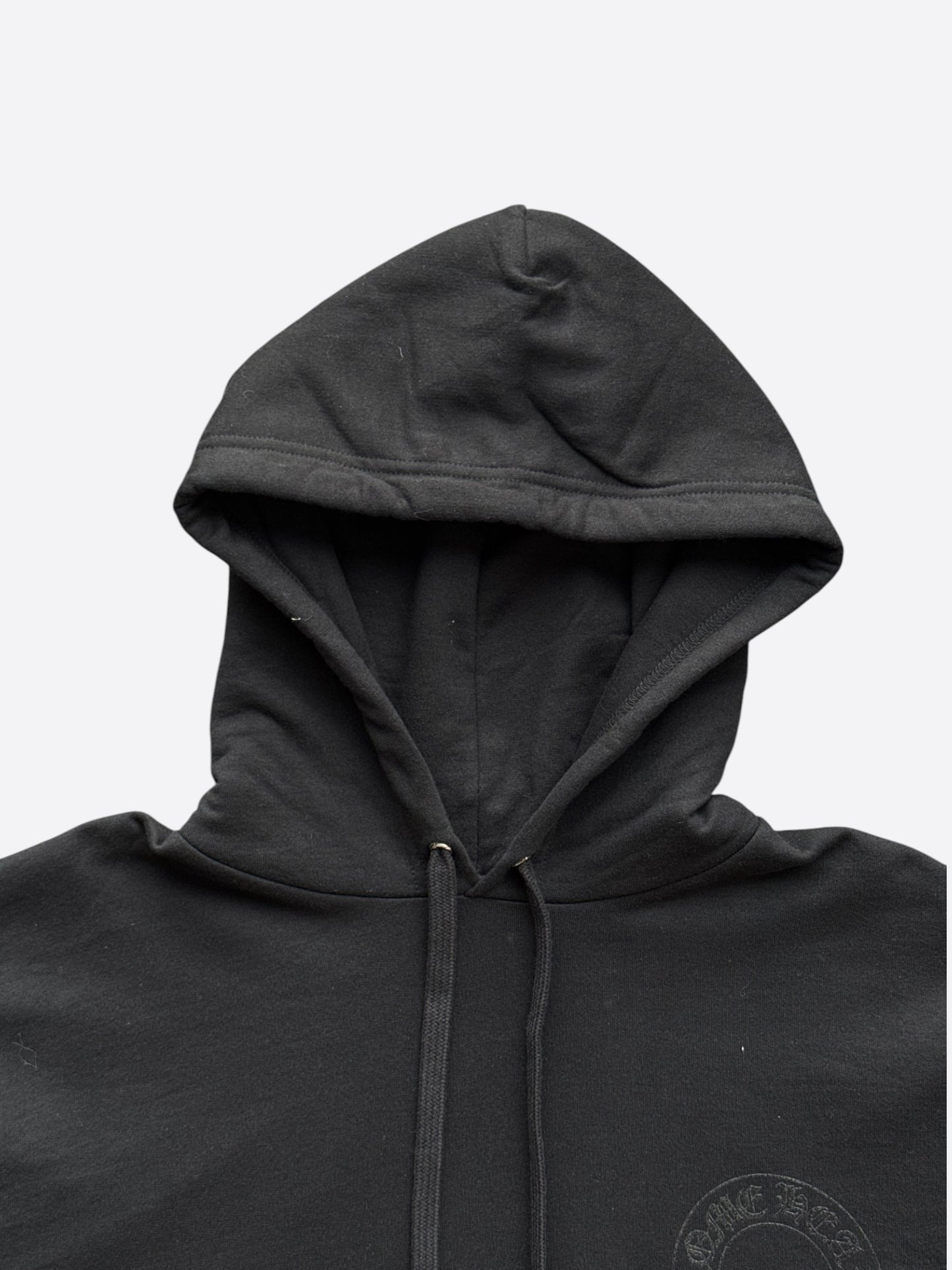 Chrome Hearts Black Floral Logo Hoodie