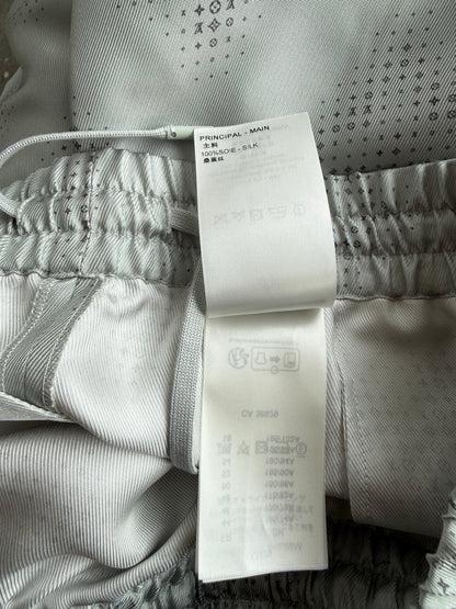 Louis Vuitton Grey LV Pixel Monogram Silk Shorts