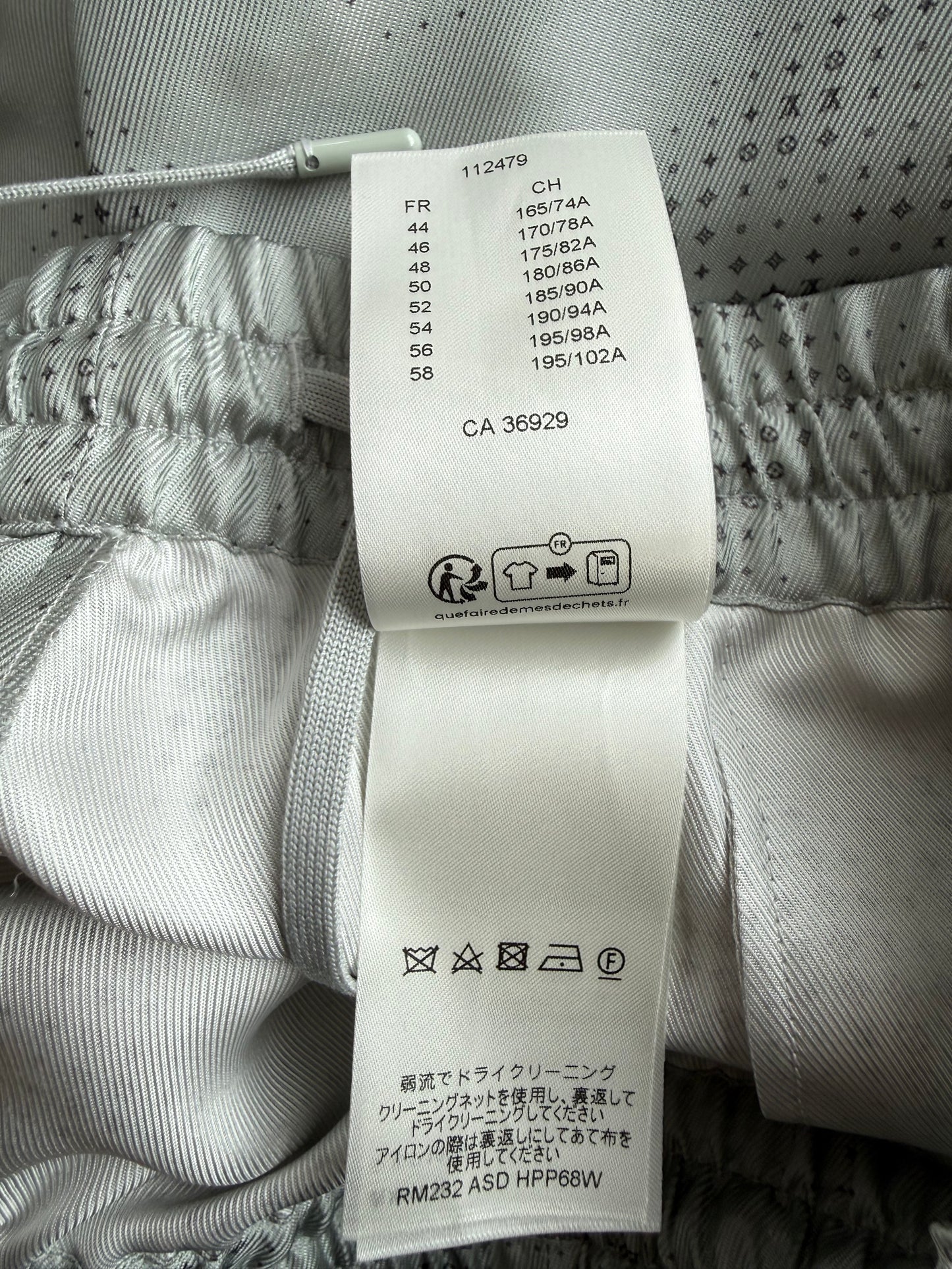 Louis Vuitton Grey LV Pixel Monogram Silk Shorts
