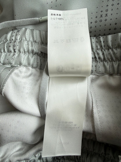 Louis Vuitton Grey LV Pixel Monogram Silk Shorts