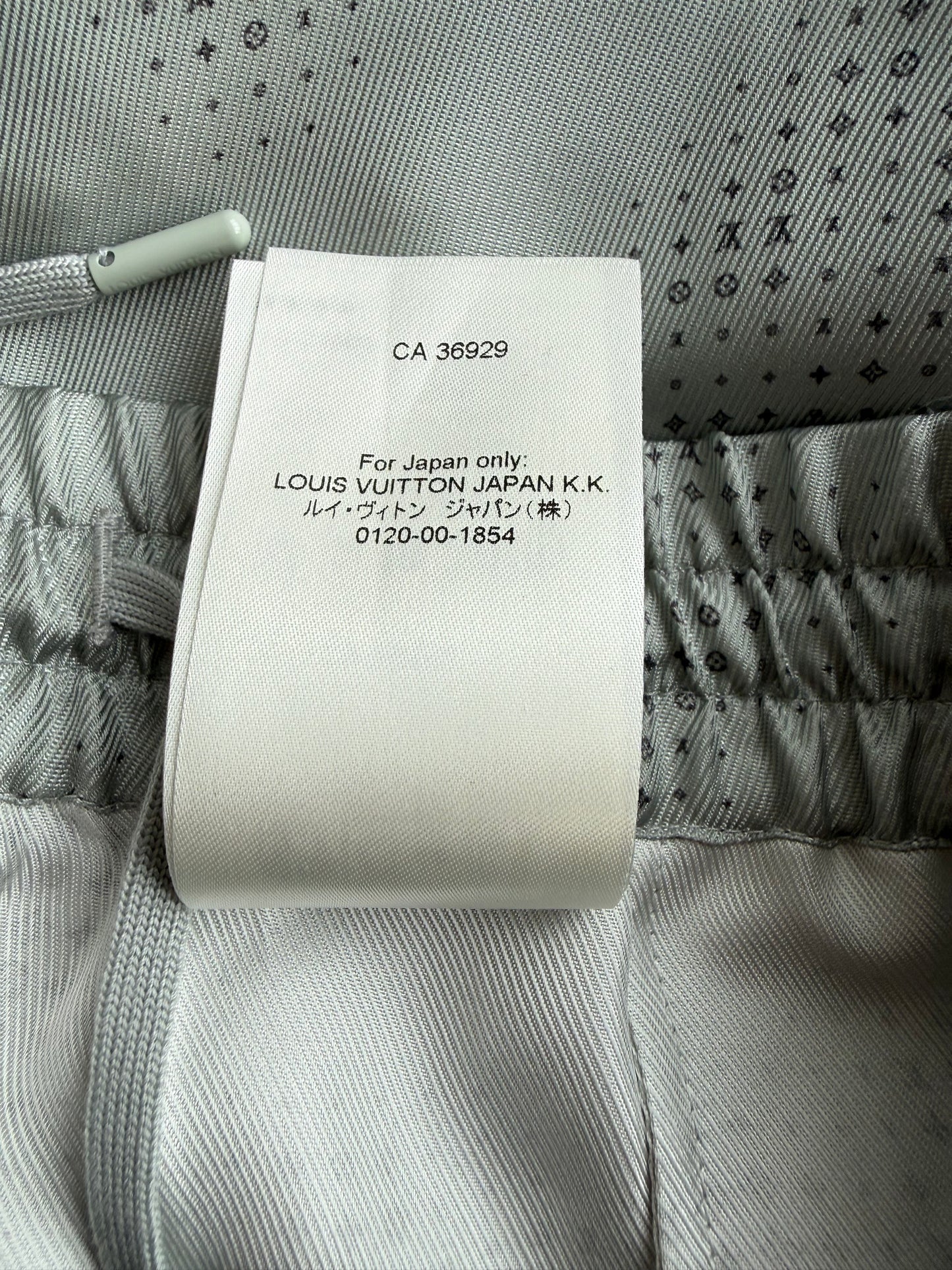 Louis Vuitton Grey LV Pixel Monogram Silk Shorts
