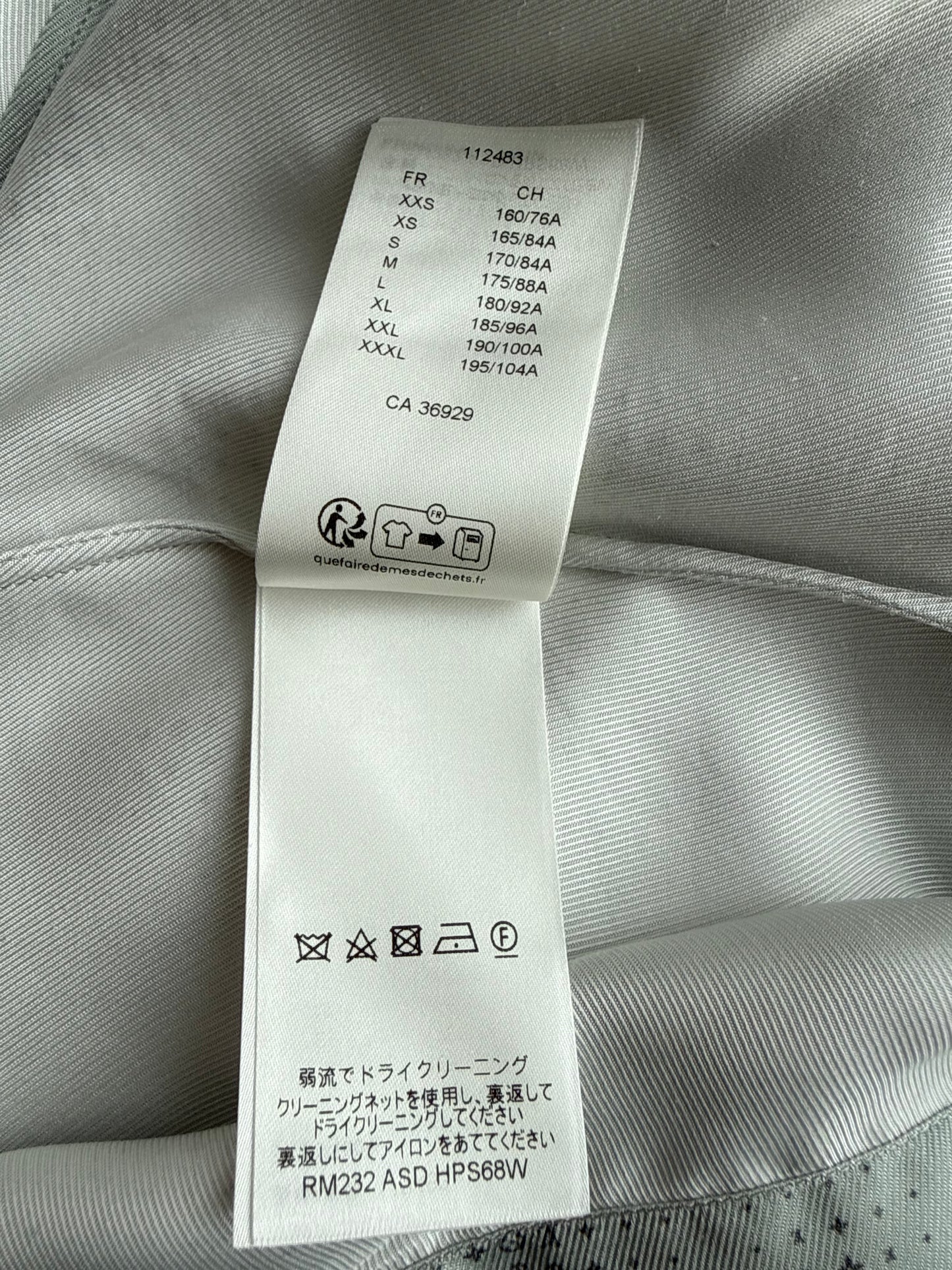 Louis Vuitton Grey LV Pixel Monogram Silk Button Up Shirt