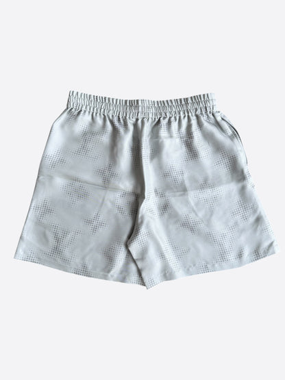Louis Vuitton Grey LV Pixel Monogram Silk Shorts