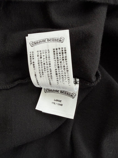 Chrome Hearts Black & Blue Neck Logo Longsleeve T-Shirt