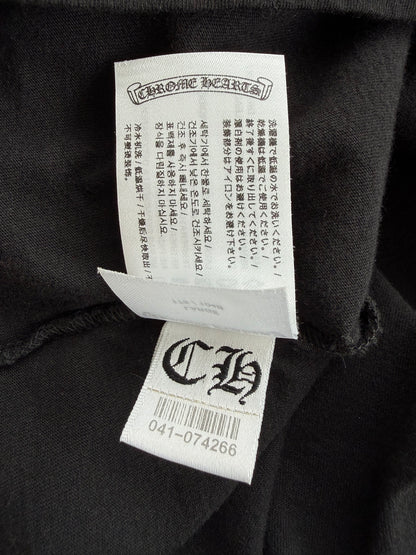 Chrome Hearts Black & Blue Neck Logo Longsleeve T-Shirt