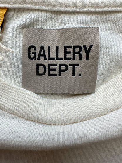 Gallery Dept White & Blue French Logo Longsleeve T-Shirt