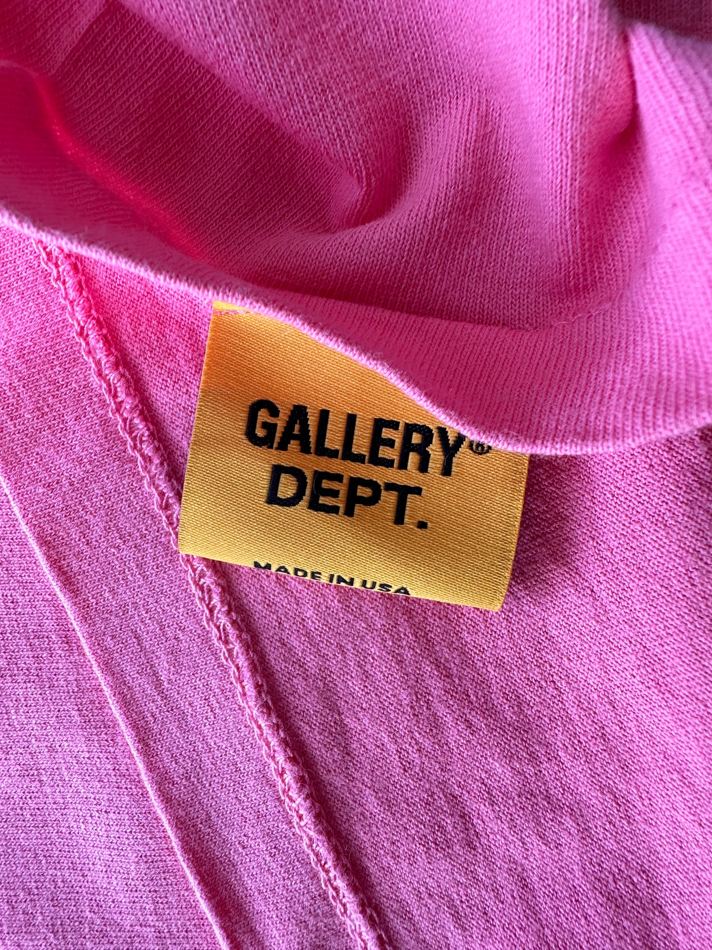 Gallery Dept Dusty Pink French Logo Longsleeve T-Shirt