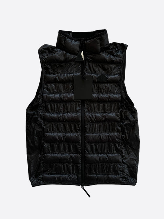 Moncler Black Lautaret Puffer Vest