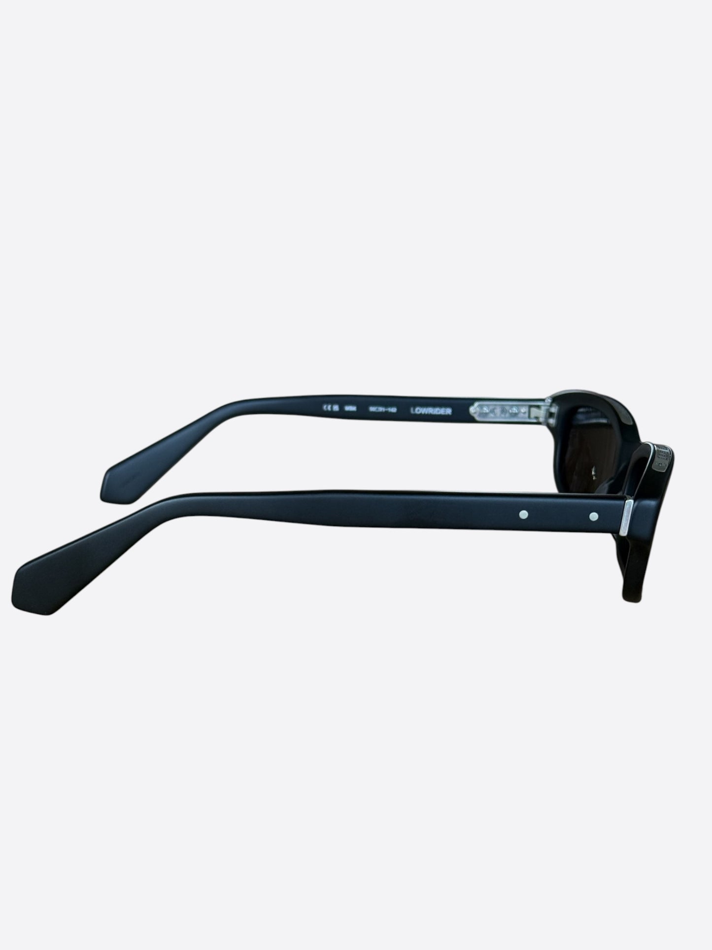 Chrome Hearts Matte Black & Silver Lowrider Sunglasses