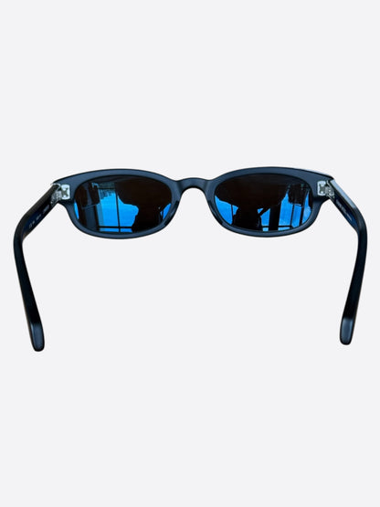 Chrome Hearts Matte Black & Silver Lowrider Sunglasses