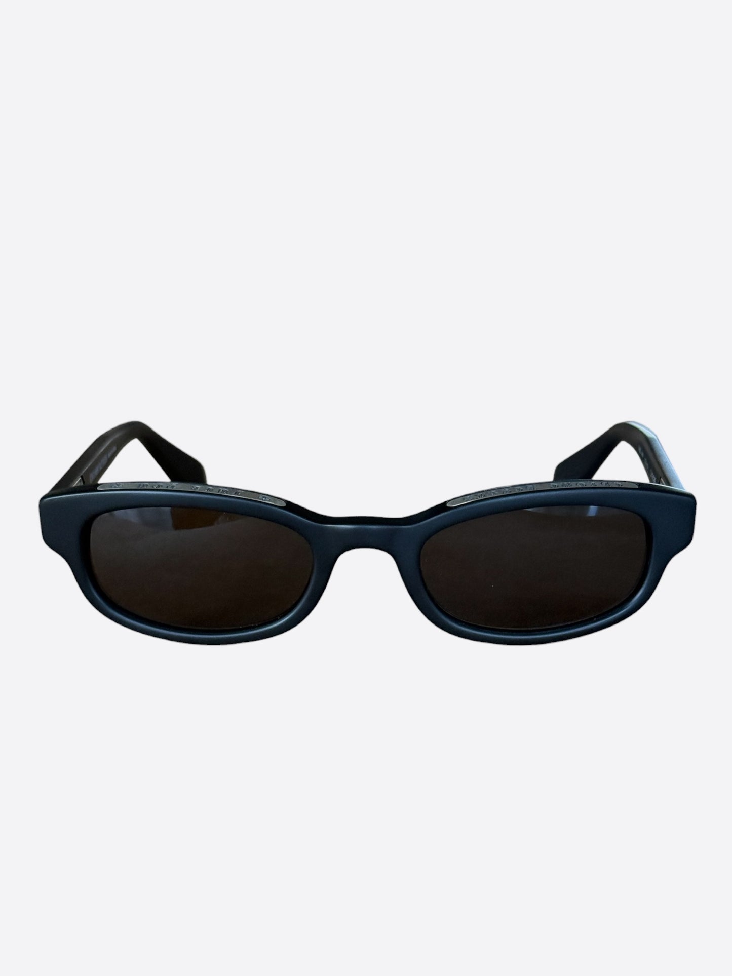 Chrome Hearts Matte Black & Silver Lowrider Sunglasses