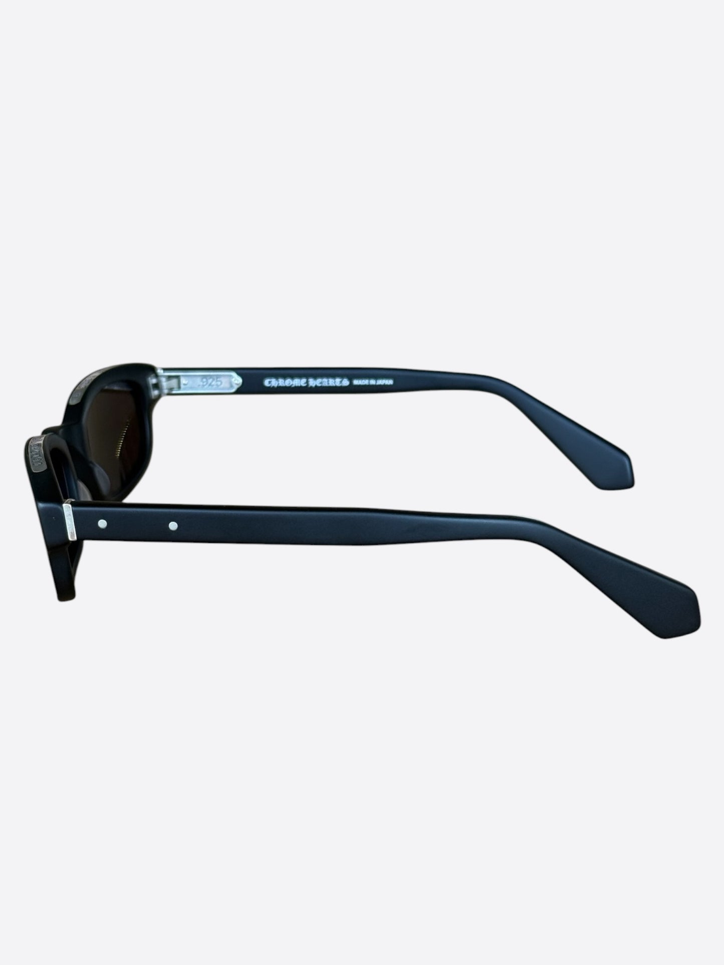 Chrome Hearts Matte Black & Silver Lowrider Sunglasses