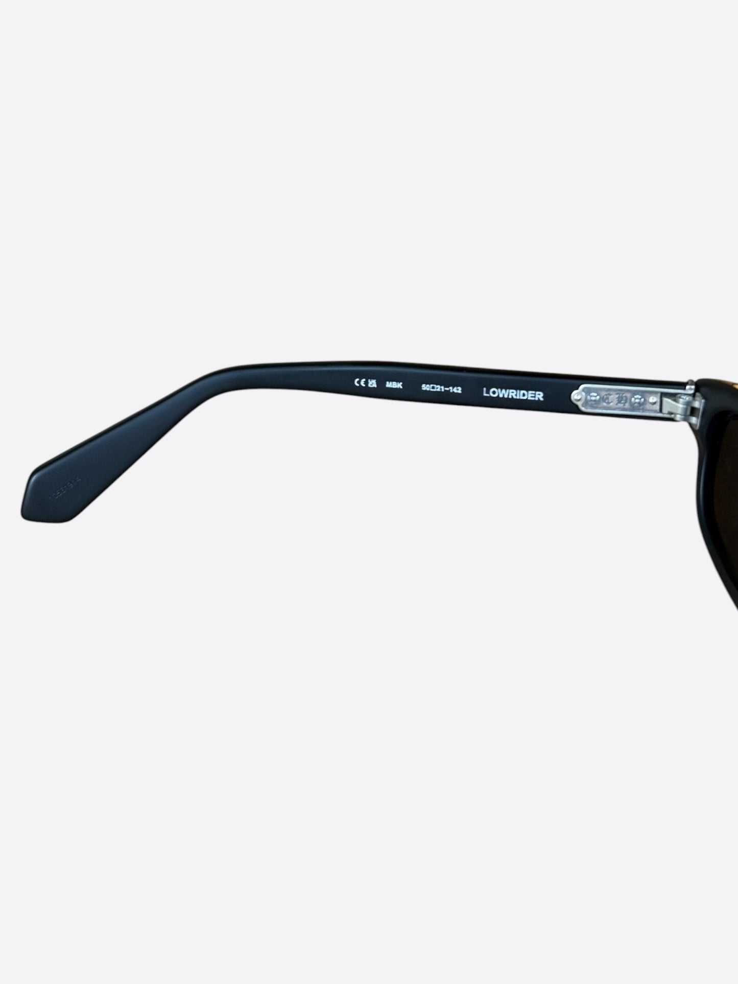 Chrome Hearts Matte Black & Silver Lowrider Sunglasses