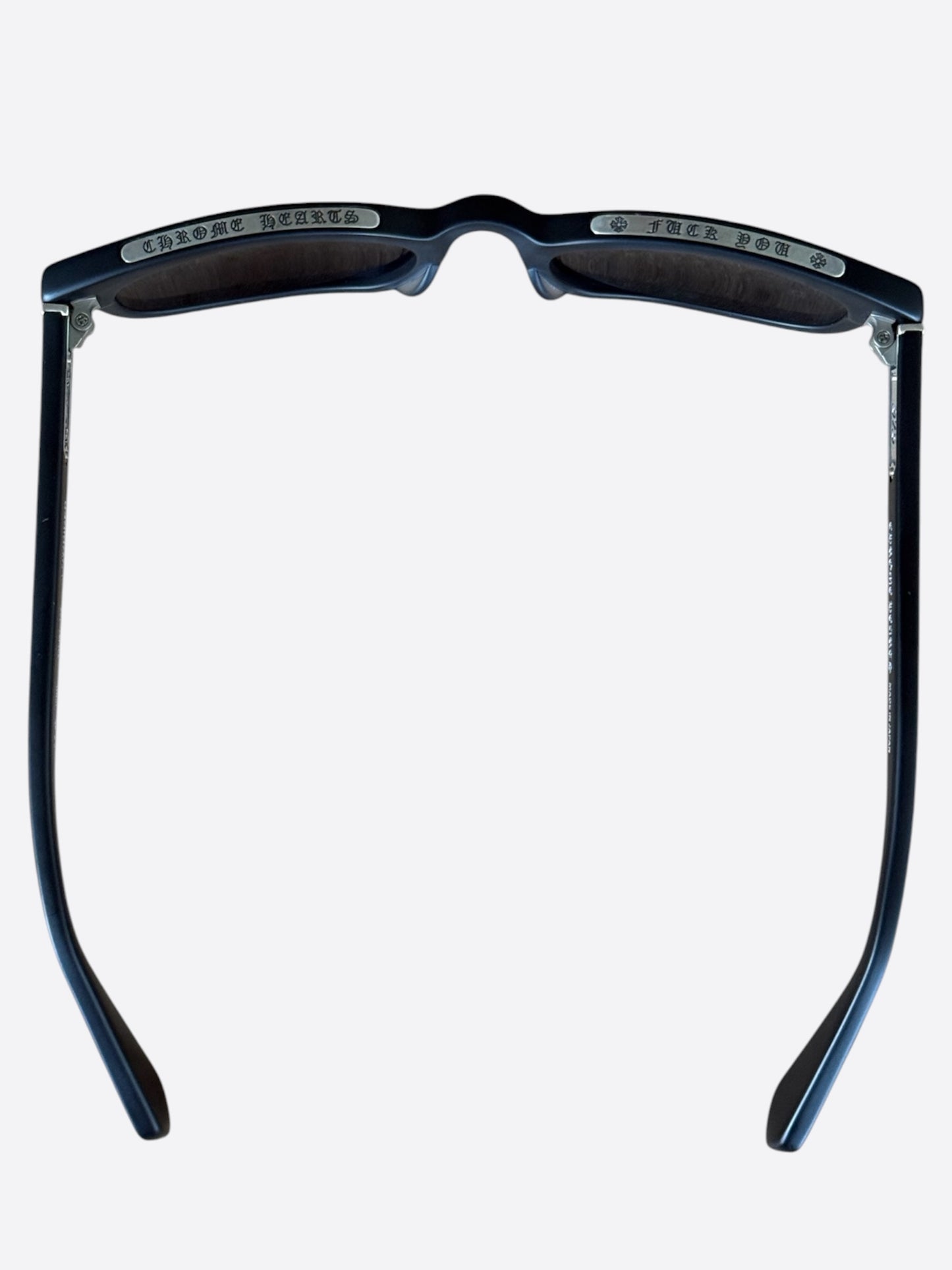 Chrome Hearts Matte Black & Silver Lowrider Sunglasses