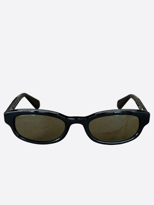Chrome Hearts Black & Silver Lowrider Sunglasses
