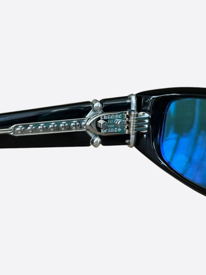 Chrome Hearts Black & BlueHer Sunglasses