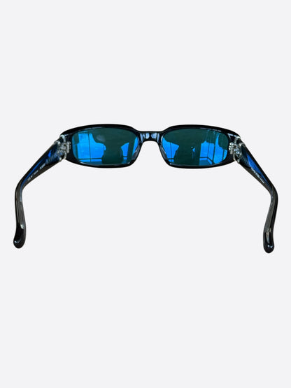 Chrome Hearts Black & BlueHer Sunglasses