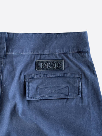 Dior Navy Double Pocket Cargo Pants