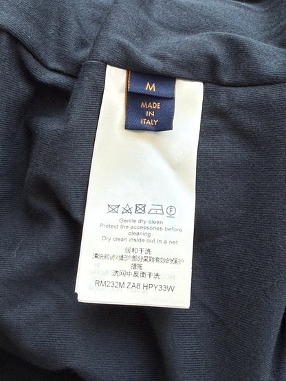 Louis Vuitton Blue Pointillism Monogram Zip Up Hoodie