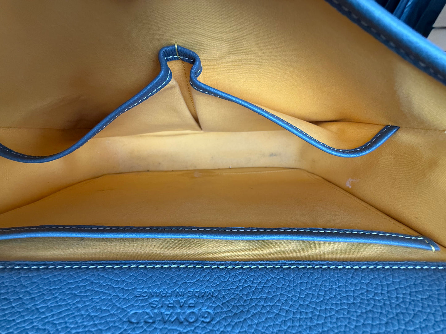 Goyard Grey Belvedere MM Messenger Bag