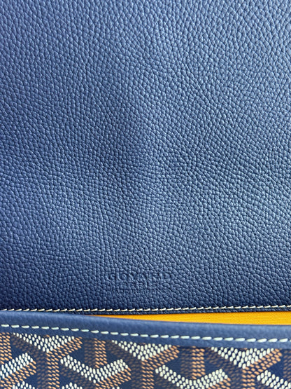 Goyard Navy Belvedere MM Messenger Bag
