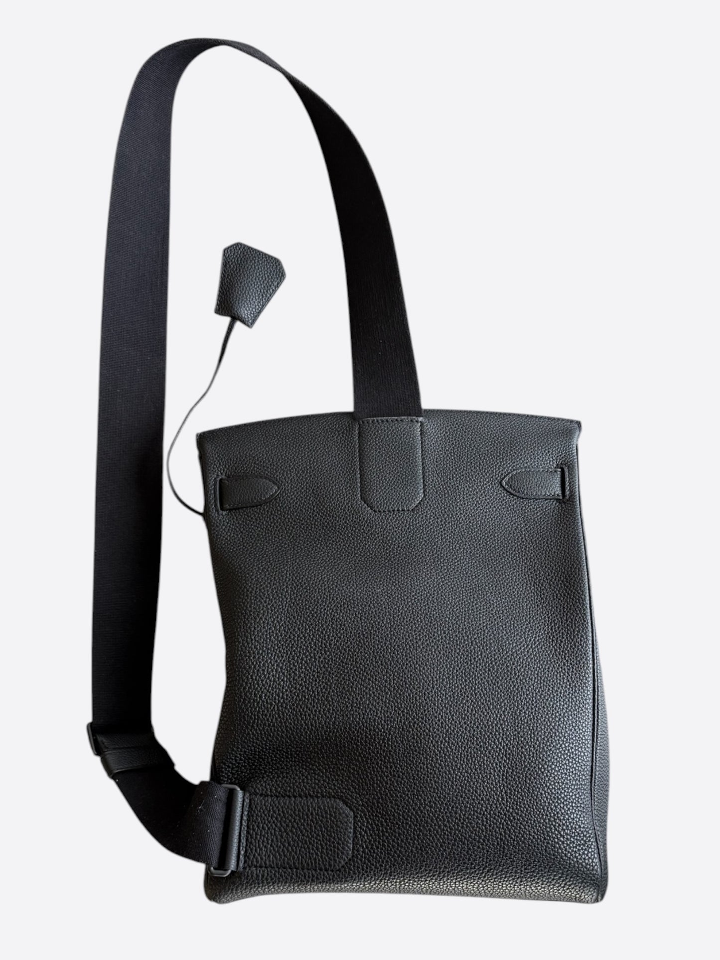 Hermes So Black Togo HAC A Dos GM Backpack