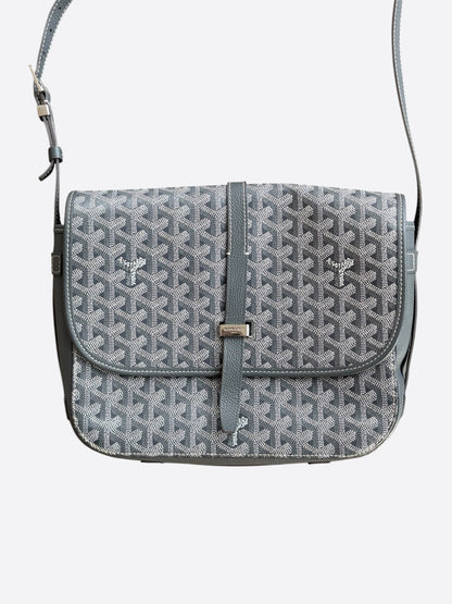 Goyard Grey Belvedere MM Messenger Bag