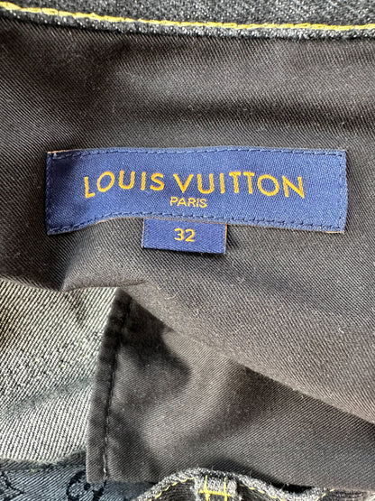 Louis Vuitton Nigo Black & Grey Monogram Crazy Jeans