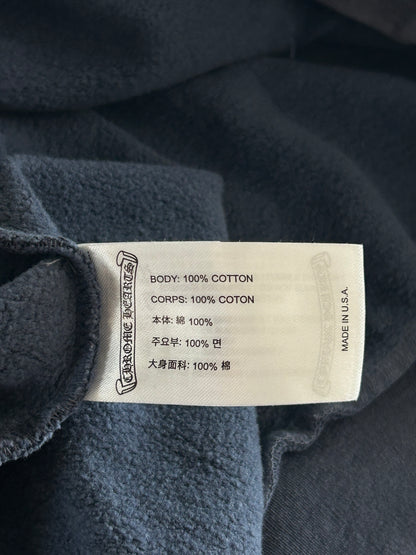 Chrome Hearts Drake Blue Certified Cross Logo Hoodie