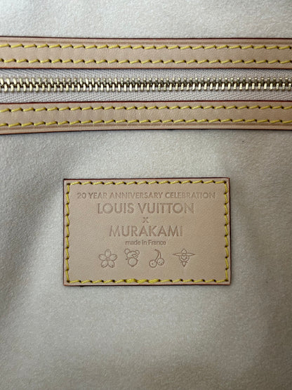 Louis Vuitton Takashi Murakami White & Multicolor Monogram Keepall 45