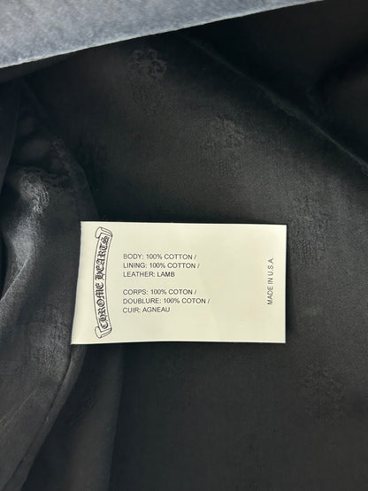 Chrome Hearts Blue & White Cross Patch Denim Anorak