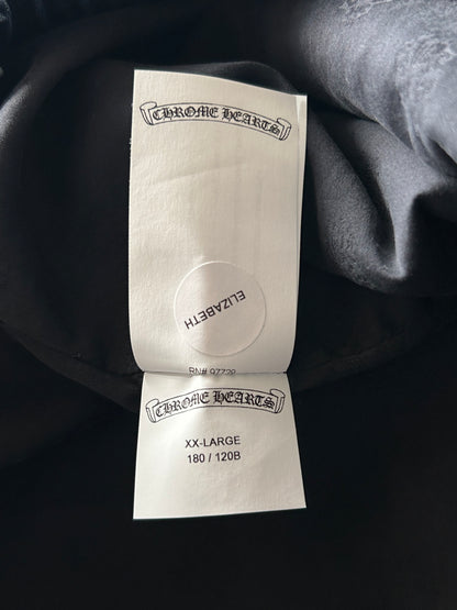 Chrome Hearts Blue & White Cross Patch Denim Anorak