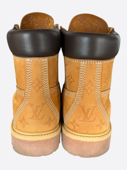 Louis Vuitton Timberland Wheat & Brown Monogram Boots