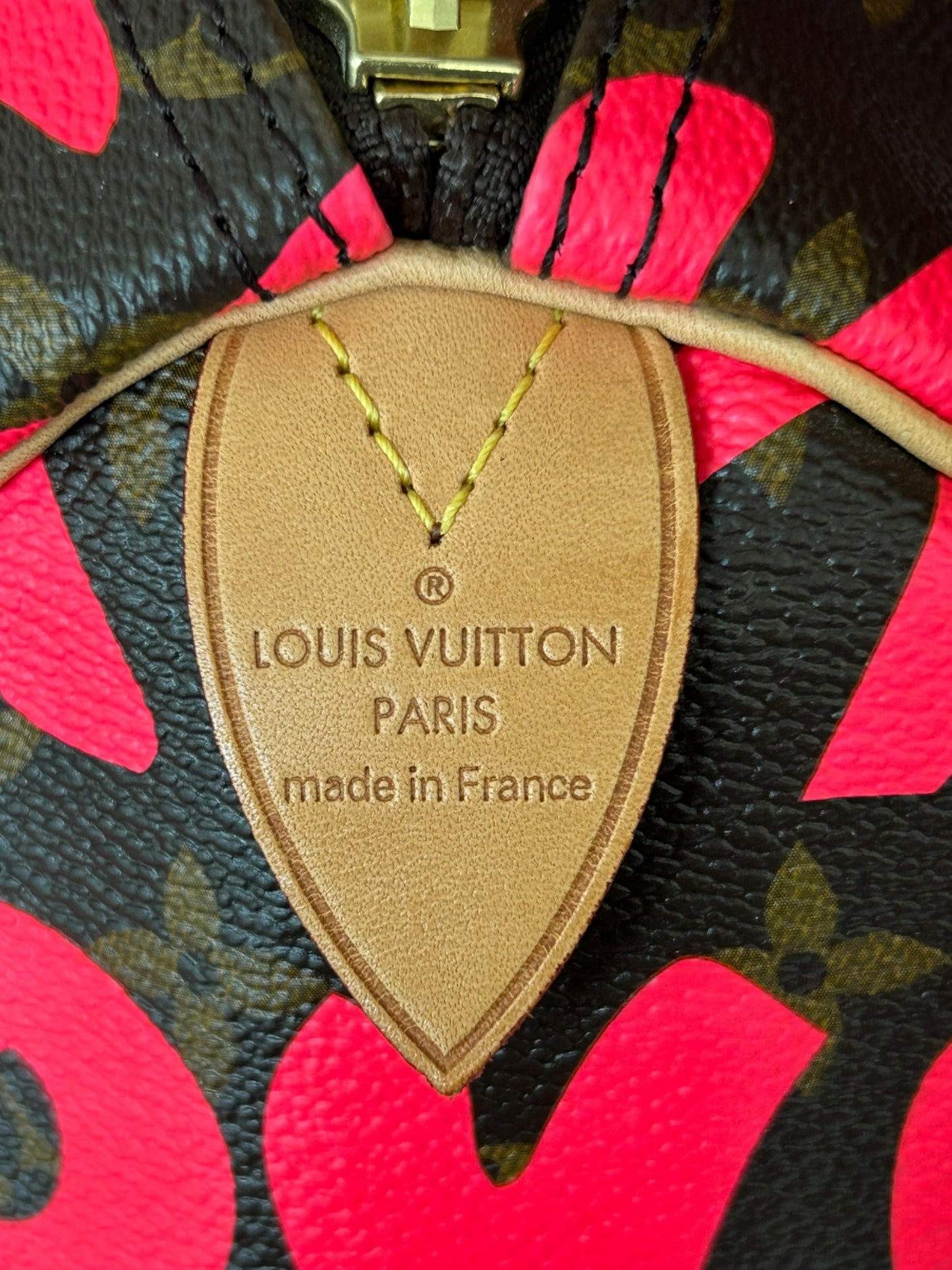 Louis Vuitton Stephen Sprouse Brown & Pink Monogram Keepall 50