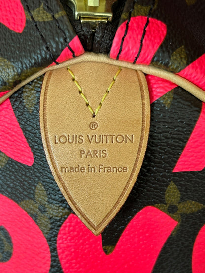 Louis Vuitton Stephen Sprouse Brown & Pink Monogram Keepall 50