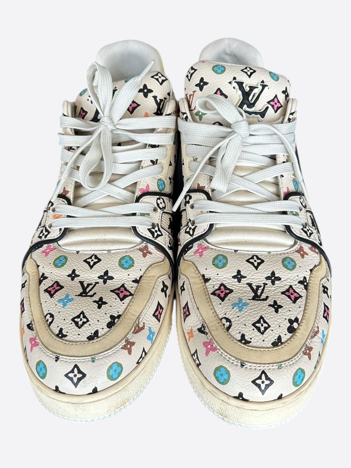 Louis Vuitton Tyler The Creator White & Multicolor Monogram Trainers