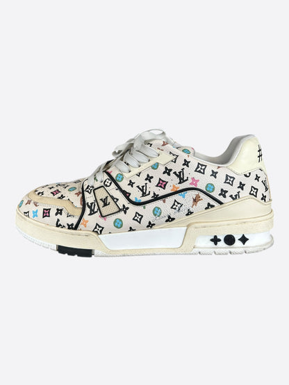Louis Vuitton Tyler The Creator White & Multicolor Monogram Trainers