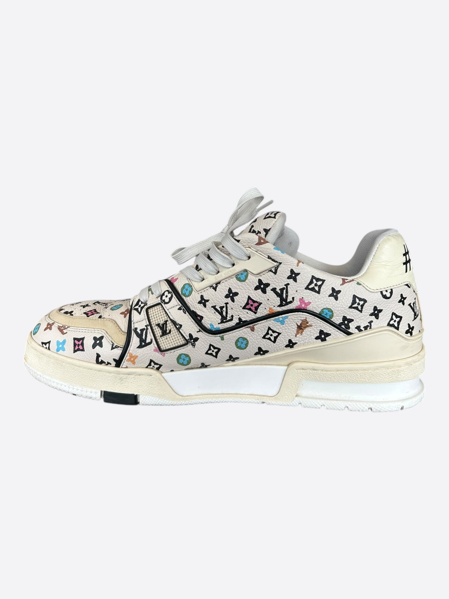 Louis Vuitton Tyler The Creator White & Multicolor Monogram Trainers
