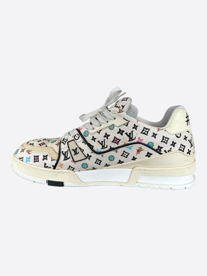 Louis Vuitton Tyler The Creator White & Multicolor Monogram Trainers