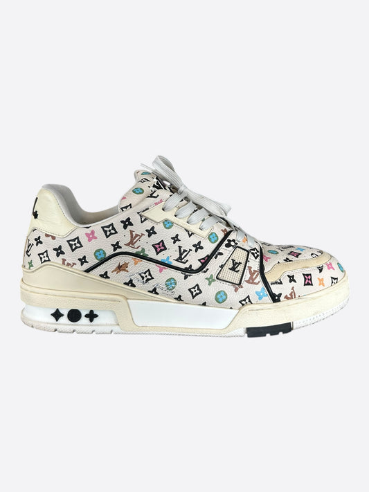 Louis Vuitton Tyler The Creator White & Multicolor Monogram Trainers