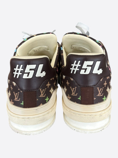 Louis Vuitton Tyler The Creator Brown & Multicolor Monogram Trainers