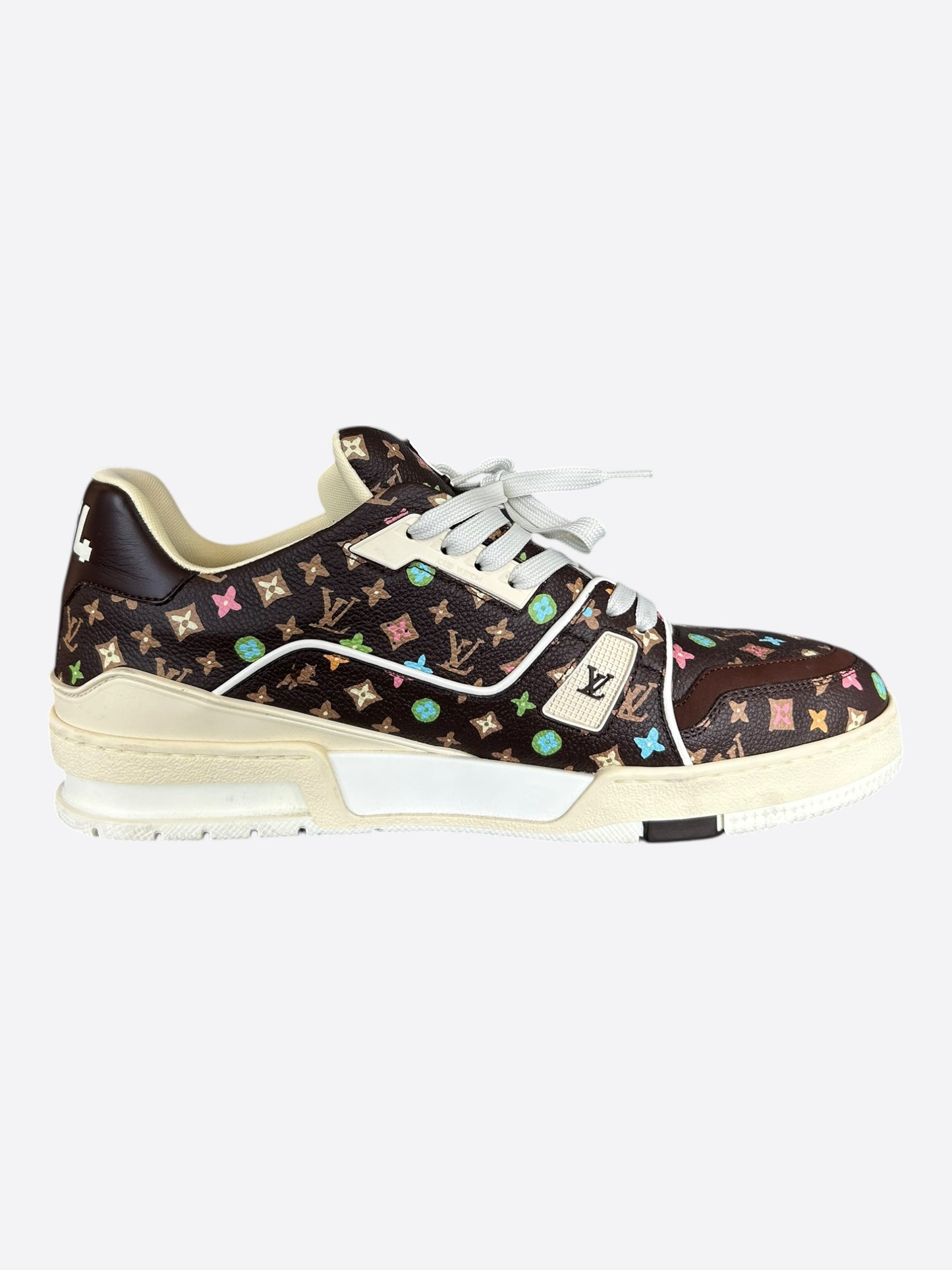 Louis Vuitton Tyler The Creator Brown & Multicolor Monogram Trainers