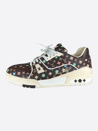 Louis Vuitton Tyler The Creator Brown & Multicolor Monogram Trainers