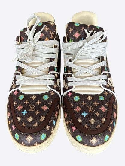 Louis Vuitton Tyler The Creator Brown & Multicolor Monogram Trainers