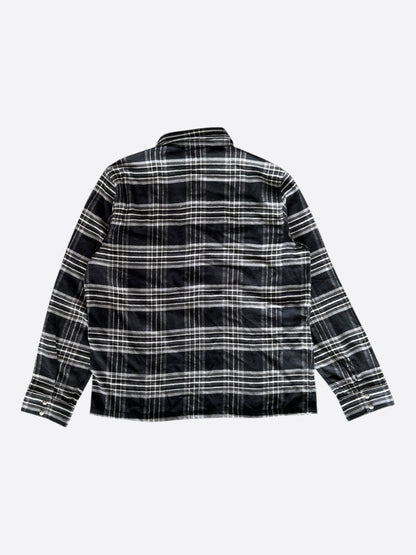Chrome Hearts Black & Grey Plaid Flannel