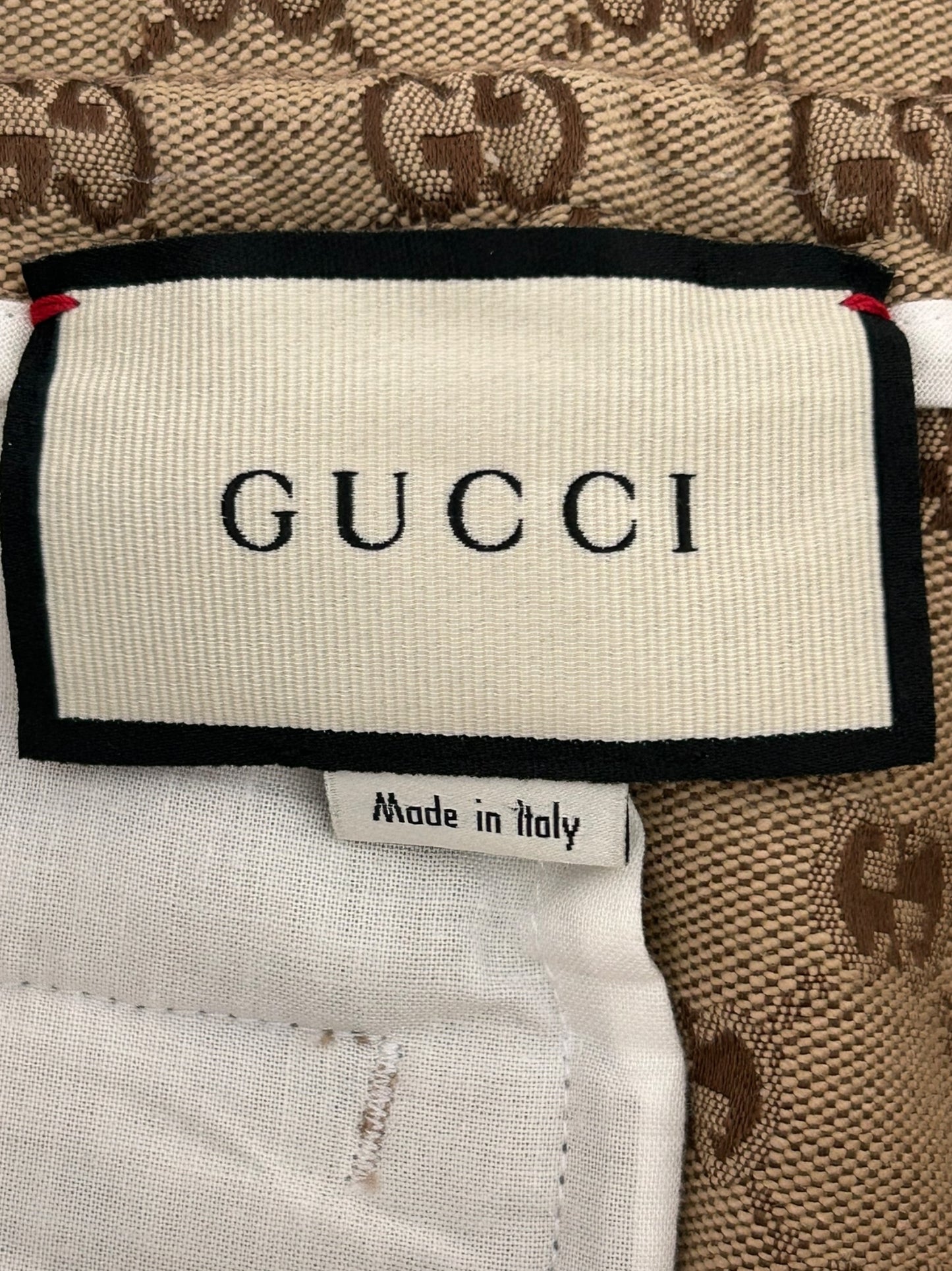 Gucci Tan & Brown GG Monogram Track Pants